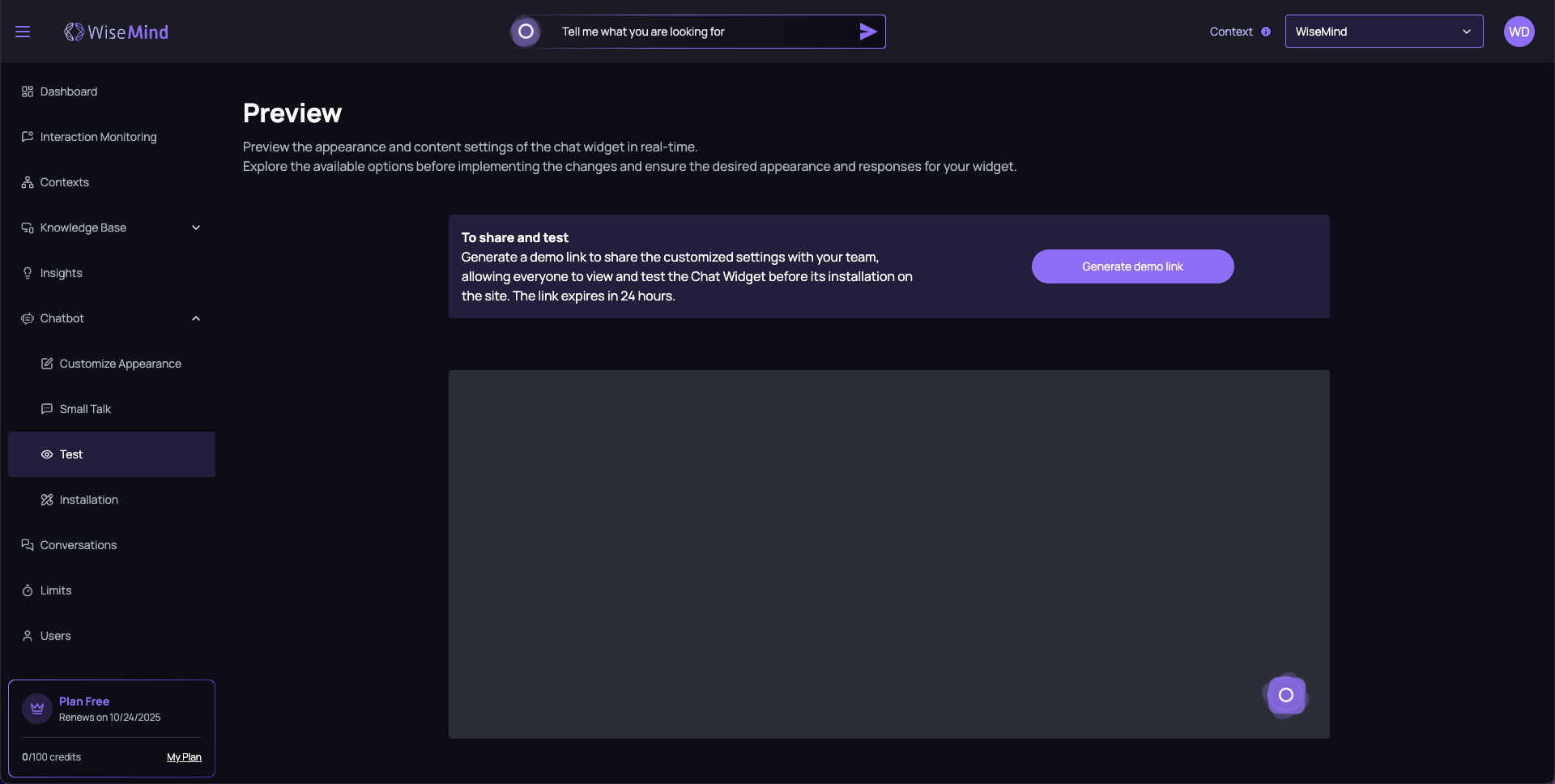 Chatbot Test