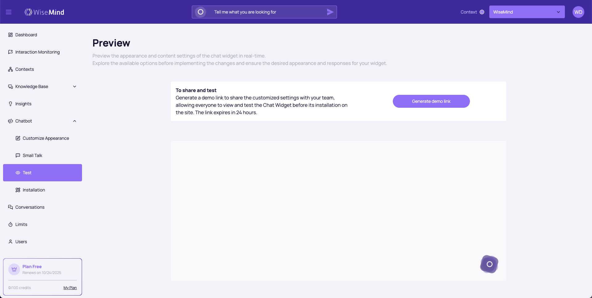 Chatbot Test