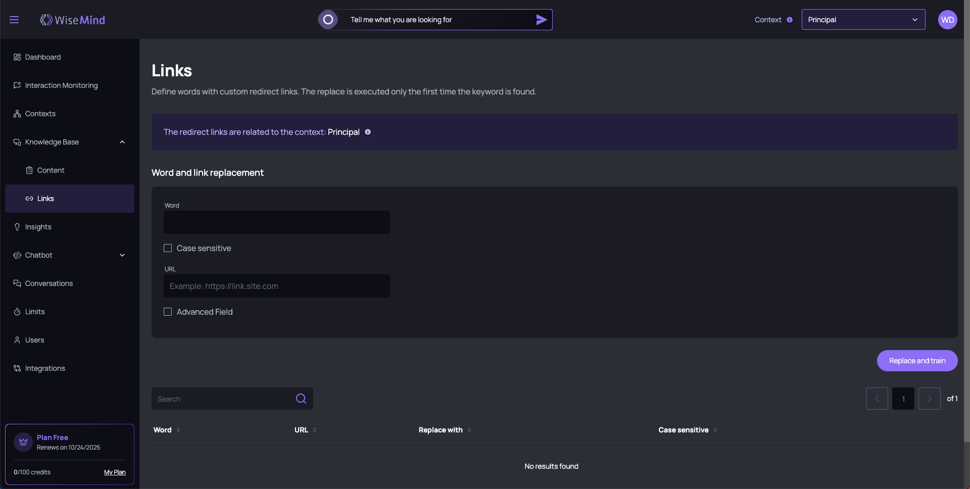 Knowledge Base Overview