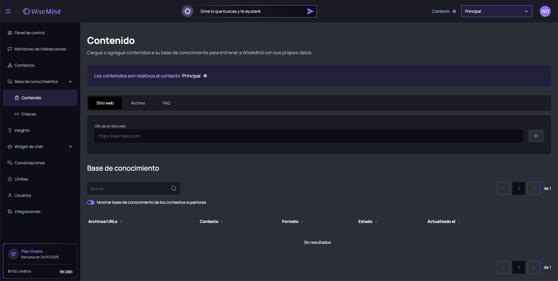 Sitio Web